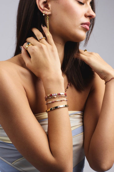Zafino - Ebony Bracelet | Gold