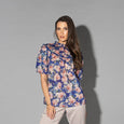 Drama The Label - Maisey Top | Cyan Flower