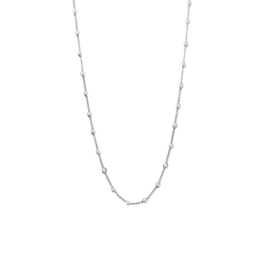 Starseed ball chain silver necklace