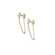 Lindi Kingi x Kelly - Byzantine Romance Gliding Star Studs | Gold