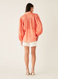 Esmaee - Palms Blouse | Blood Orange