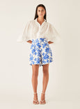 Esmaee - Palms Blouse | White