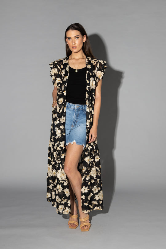 Drama the Label - Lou Dress | Cream Dahlia