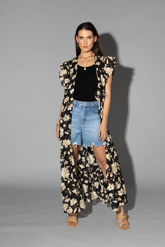 Drama the Label - Lou Dress | Cream Dahlia
