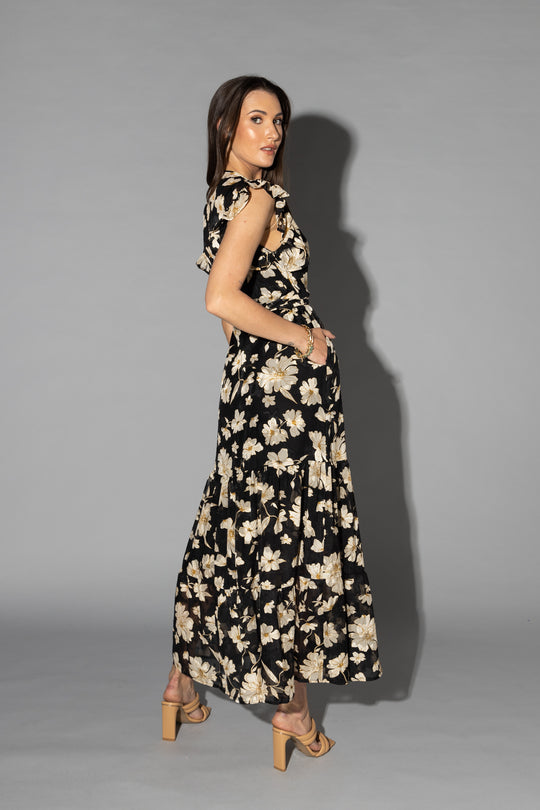 Drama the Label - Lou Dress | Cream Dahlia