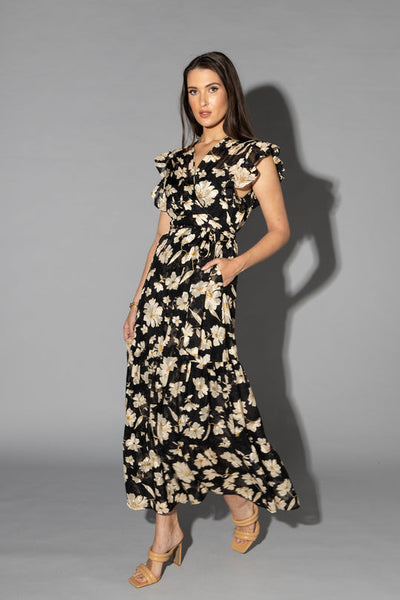 Drama the Label - Lou Dress | Cream Dahlia