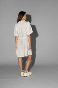 Drama the Label - Will Dress | Ecru Stripe