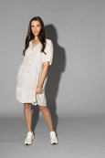 Drama the Label - Will Dress | Ecru Stripe