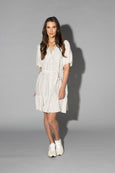 Drama the Label - Will Dress | Ecru Stripe