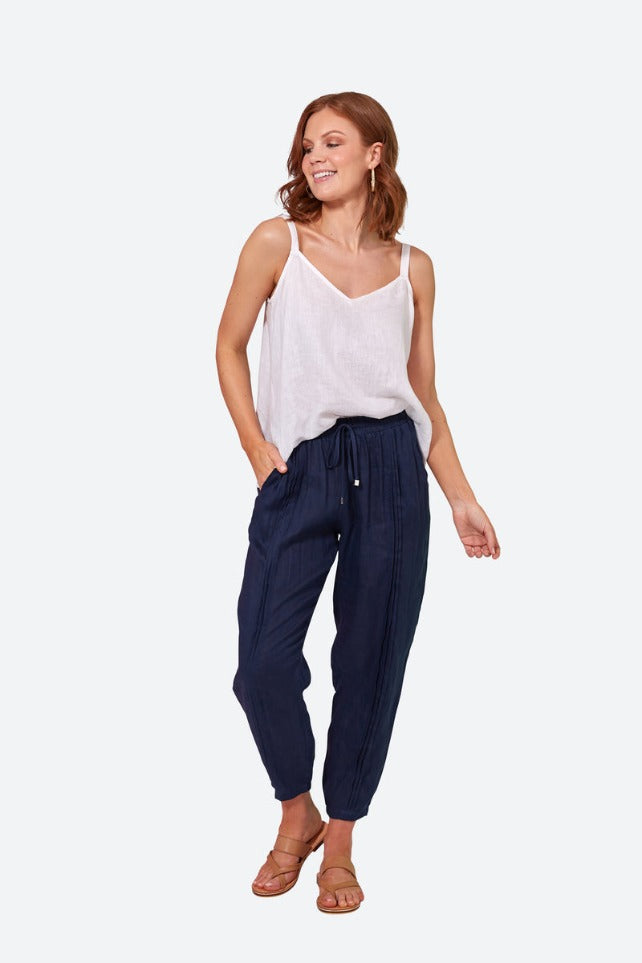 eb & ive - La Vie Pintuck Pant | Sapphire