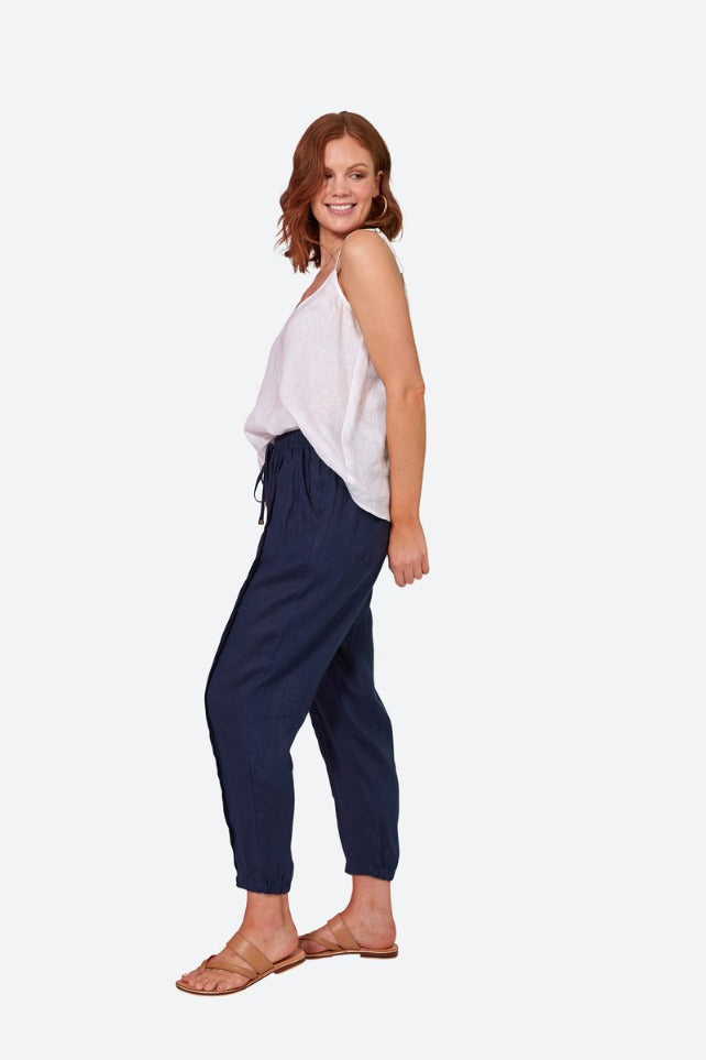 eb & ive - La Vie Pintuck Pant | Sapphire