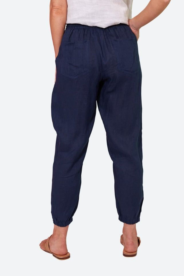 eb & ive - La Vie Pintuck Pant | Sapphire