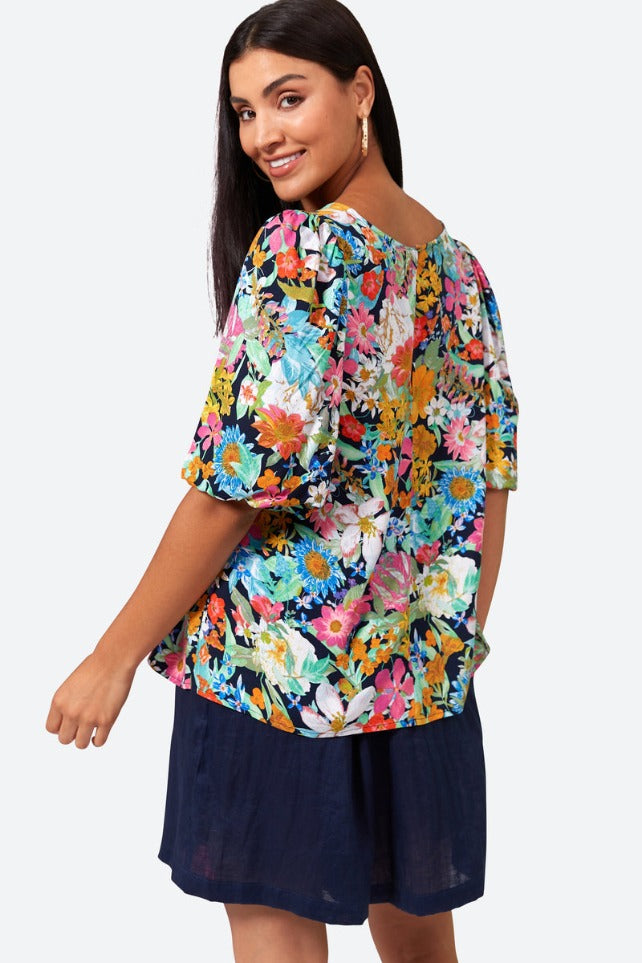 eb & ive - Esprit Top | Navy Flourish