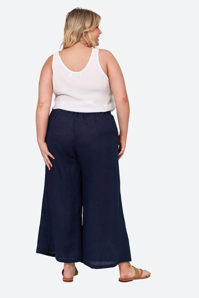 Eb & Ive - La Vie Crop Pant | Sapphire