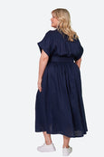 Eb&Ive - La Vie Shirt Dress | Sapphire