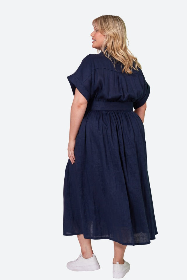 Eb&Ive - La Vie Shirt Dress | Sapphire