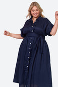 Eb&Ive - La Vie Shirt Dress | Sapphire