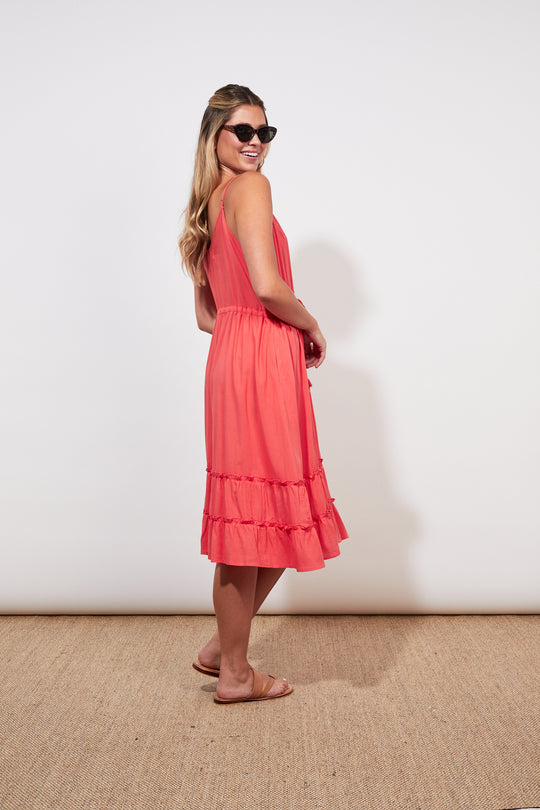 Haven - Tropicana Tank Dress | Coral