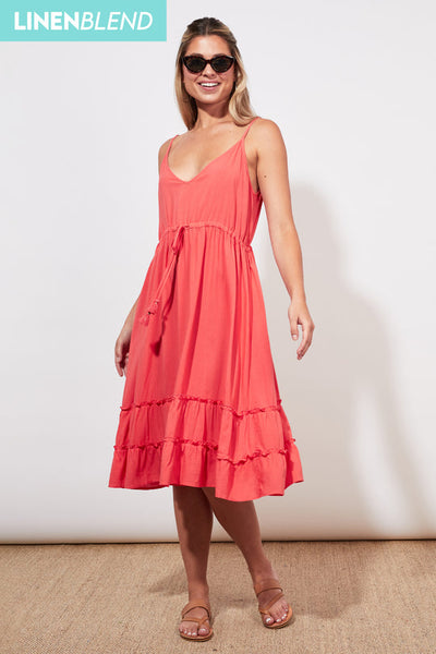 Haven - Tropicana Tank Dress | Coral