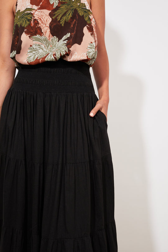 Haven - Tanna Maxi Skirt | Jet