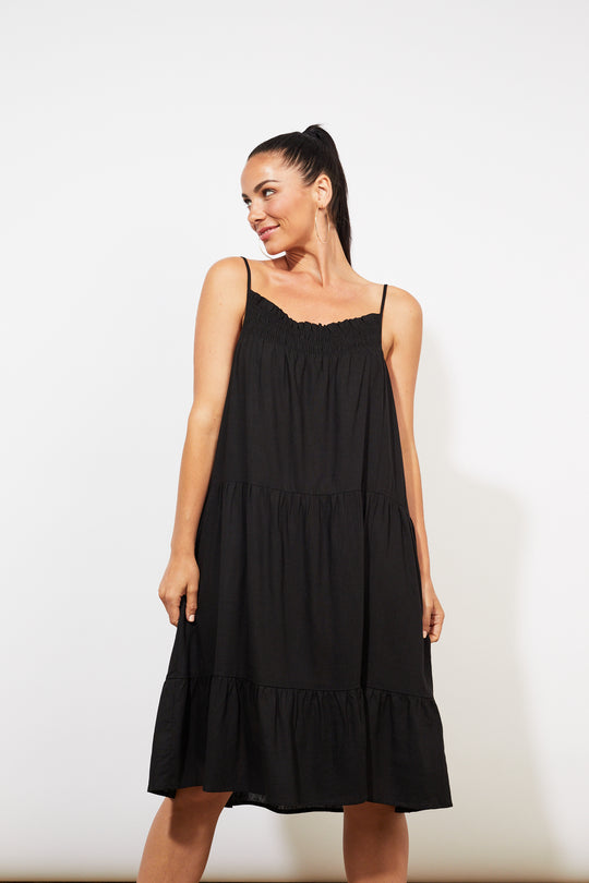 Haven - Tanna Tank Dress | Jet