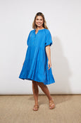 Haven - Tanna Belt Dress | Cobalt