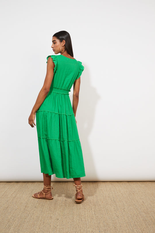 Haven - Tanna Frill Dress | Paradise