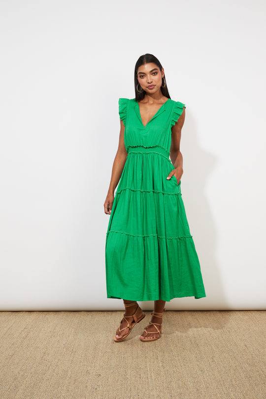 Haven - Tanna Frill Dress | Paradise