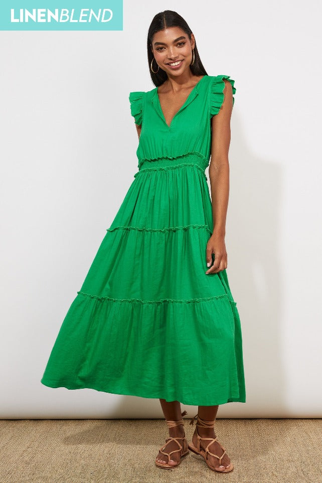 Haven - Tanna Frill Dress | Paradise