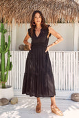 Haven - Tanna Frill Dress | Jet
