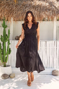 Haven - Tanna Frill Dress | Jet
