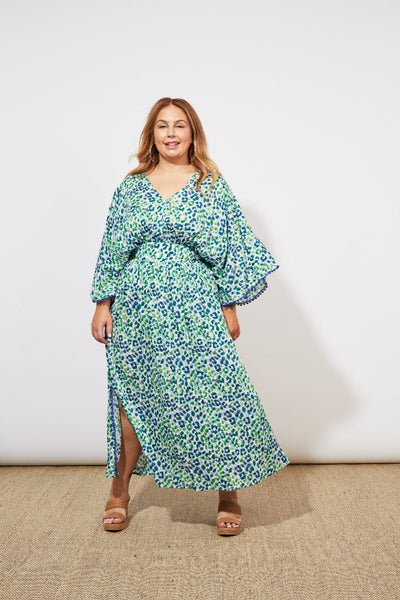 Haven - Lamu Batwing Maxi | Savanna Blue