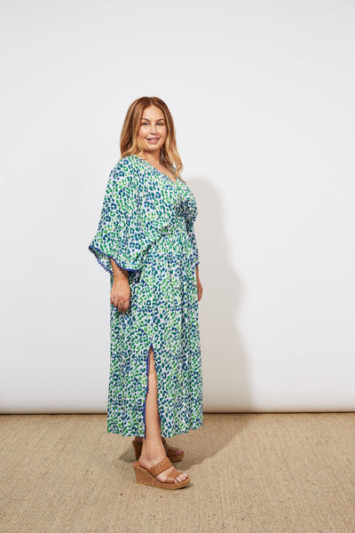 Haven - Lamu Batwing Maxi | Savanna Blue