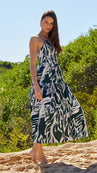 Staple The Label - Amara Shirred Sundress | Teal
