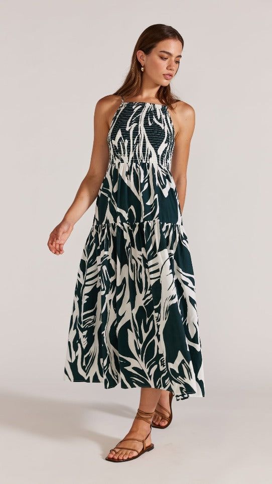 Staple The Label - Amara Shirred Sundress | Teal