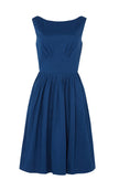 Emily and Fin - Abigail Dress | Lapis Cotton Dobby
