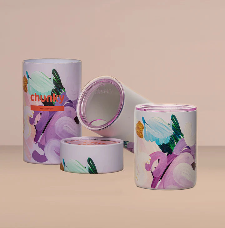 Chunky - 10oz coffee cup | Breathe In, Breathe Out by Jen Sievers