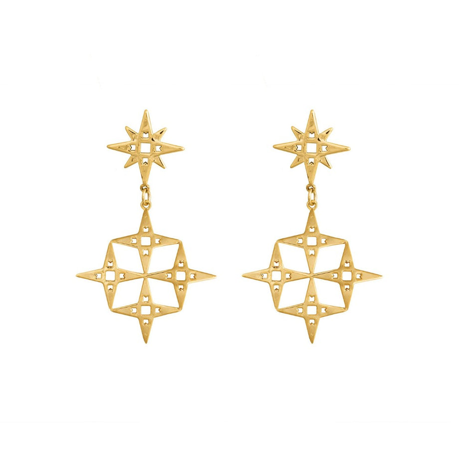 Lindi King + Kelly - Constellation Earrings | Gold