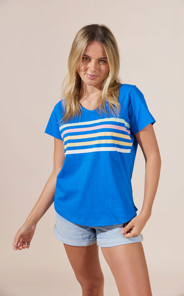 Jovie the Label - Forever Tee - Cobalt
