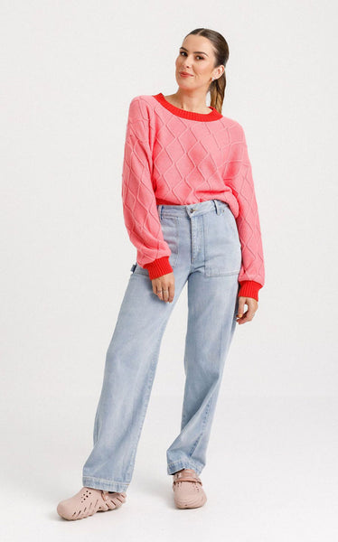 Thing Thing - Helpful Jean | Stone Wash Denim