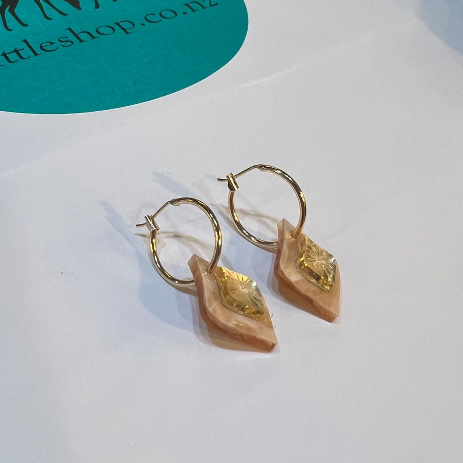 Hagen + Co - Morocco Earrings | Peach Swirl