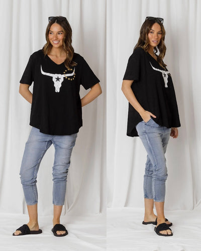 Love Lily The Label - Avalon Tee | Black