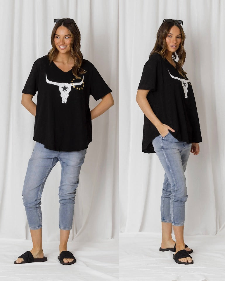 Love Lily The Label - Avalon Tee | Black