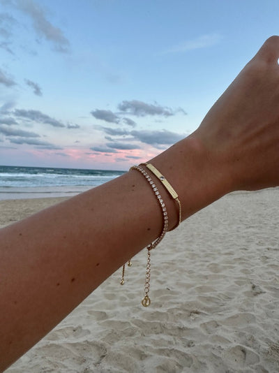 Zafino - Isla Tennis Bracelet | Gold