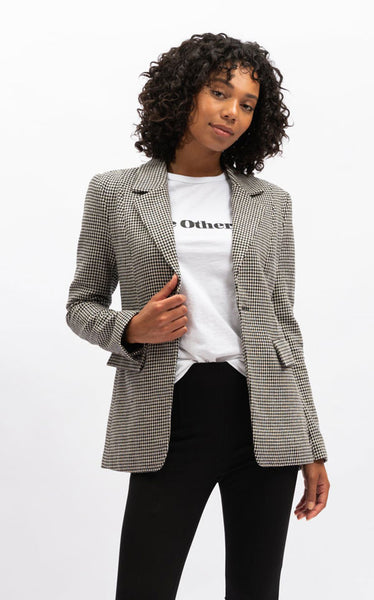 We Are The Others - Jules Longline Blazer | Houndstooth