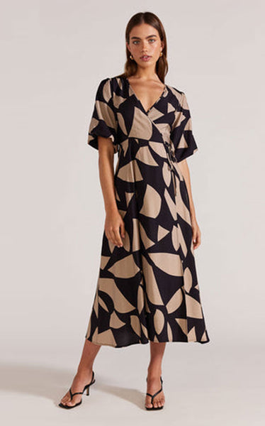 Staple the Label - MORELLA MIDI WRAP DRESS