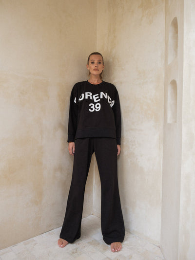 Florencia The Label - Zuri Sequin Sweater | Black