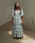 Florencia The Label - Abacus Maxi Dress | Khaki Palm