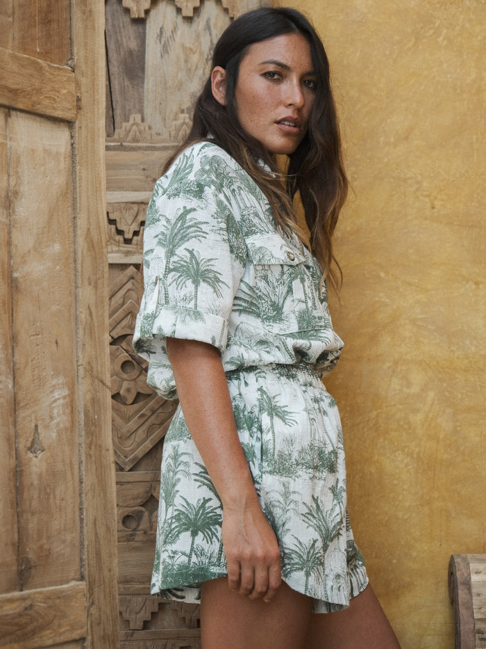 Florencia The Label - Zander Shirt | Khaki Palm
