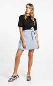 Thing Thing Lib Skirt Front Denim